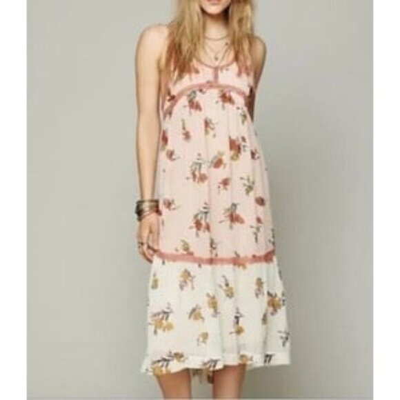 Free People New Romantics floral sleeveless dress - Picture 1 of 5